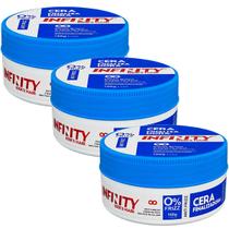Kit 3 Cera Finalizadora Antifrizz 160g - Infinity Kit 3 Cera Finalizadora Antifrizz 160g - Infinity