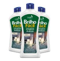 Kit 3 Cera Liquida para Piso 750ml Ardosia Brilho Facil Kit 3 Cera Liquida para Piso 750ml Ardosia Brilho Facil