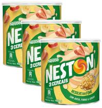 kit 3 Cereal Neston 3 Cereais Lata 360G