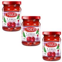 Kit 3 Cereja Em Calda Marrasquino Tozzi 210g