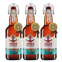 Kit 3 Cerveja Artesanal Imigração 1824 Pilsen Premium 500ml