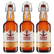 Kit 3 Cerveja Artesenal Imigração 1824 Pilsen 500ml