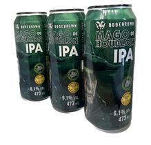 Kit 3 Cervejas Ipa Bodebrown Mago de Houblon Dry Hopping 473ml