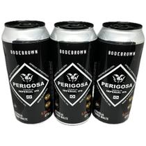 Kit 3 Cervejas Perigosa 9,2% Bodebrown Imperial Ipa 473Ml