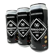 Kit 3 Cervejas Perigosa Imperial Ipa 473ml Pale Ale 9,2%