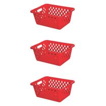 Kit 3 Cestas Organizadoras 14 Litros