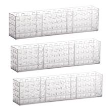 Kit 3 Cesto Caixa Organizadora Acrilico Empilhavel Armário Organização de Casa Lavanderia Kit 3 Cesto Caixa Organizadora Acrilico Empilhavel Armário Organização de Casa Lavanderia