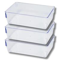 Kit 3 Cesto Organizador de Armario Modular 3 Porta Utensilio