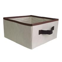 Kit 3 cesto organizador multiuso suporte armário closet