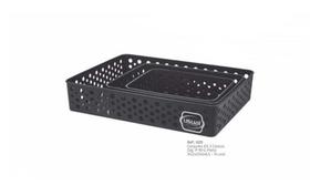 Kit 3 cestos organizador p-m-g preto- usual - 0629 - Usual Utilidades Kit 3 cestos organizador p-m-g preto- usual - 0629 - Usual Utilidades