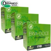 KIT 3 Chá Erva-Doce 30 sachês orgânico Campo Verde KIT 3 Chá Erva-Doce 30 sachês orgânico Campo Verde