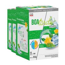 Kit 3 Chá Gelado CháMais Boa Tarde Mais Hortelã e Abacaxi 15 Sachês