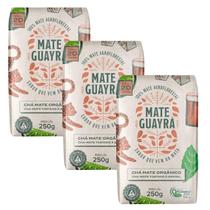 Kit 3 Chá Mate Erva Mate Guayra Tostado 250 gramas Gelado ou Quente