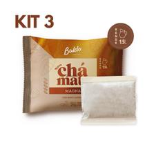 Kit 3 Chá Mate Tostado Magna Baldo - sachê de 25g cada