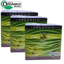KIT 3 Chá verde 30 sachês orgânico Campo Verde