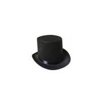 Kit 3 Chapeu Cartola Magico Preto Adulto em feltro unissex Kit 3 Chapeu Cartola Magico Preto Adulto em feltro unissex
