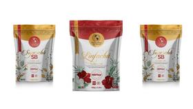 Kit 3 Chás - 2 SB 1 Linfa - 120gr Maravilhas Sachê Suplemento