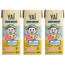 Kit 3 chas de hibisco sabor maracuja chico bento 200ml yai Kit 3 chas de hibisco sabor maracuja chico bento 200ml yai