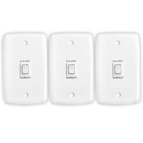 Kit 3 chave p/ exaustor bivolt c/ caixa externa 250w 206 rima