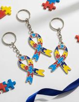 Kit 3 Chaveiros Para Lembrancinha Autismo Em Metal