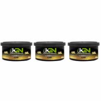 Kit 3 cheirinho odorizador aromatizante automotivo pote gel