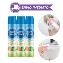 Kit 3 Cheirinho Odorizador Neutralizador Citrus Cítrico 400ml