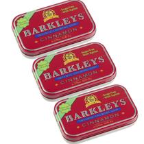 Kit 3 Chiclete Barkleys Chewing Gum Cinnamon Canela 30 Gr