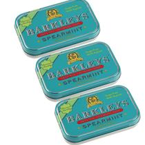 Kit 3 Chiclete Barkleys Chewing Gum Spearmint Hortela 30 Gr