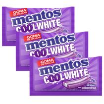 Kit 3 Chiclete Mentos Cool White Blue Raspberry 8,5g Kit 3 Chiclete Mentos Cool White Blue Raspberry 8,5g