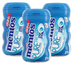 kit 3 Chiclete Mentos Pure FRESH Sabor MINT zero açucar 92g kit 3 Chiclete Mentos Pure FRESH Sabor MINT zero açucar 92g