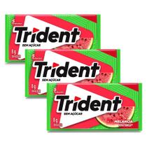 Kit 3 Chiclete Trident Melancia 8g Kit 3 Chiclete Trident Melancia 8g