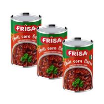 Kit 3 Chili Com Carne Bovina Frisa Lata 420g