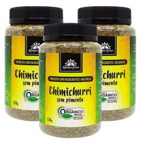 Kit 3 Chimichurri Orgânico sem pimenta Kampo Ervas 150g cada