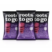 Kit 3 Chips Batata-Doce Roxa Original ROOTS TO GO 45g Kit 3 Chips Batata-Doce Roxa Original ROOTS TO GO 45g