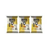 Kit 3 Chips de Batata-Doce Mostarda e Mel Snack Gourmet 45g Do Johnny Kit 3 Chips de Batata-Doce Mostarda e Mel Snack Gourmet 45g Do Johnny
