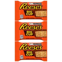 Kit 3 Chocolate AoLeite C/Pasta Amendoin Reese's Big Cup 39G Kit 3 Chocolate AoLeite C/Pasta Amendoin Reese's Big Cup 39G