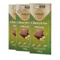 Kit 3 Chocolate Chocolow Sabores Zero Lactose Sem Açúcar Glúten Choco low 30g Pistache Kit 3 Chocolate Chocolow Sabores Zero Lactose Sem Açúcar Glúten Choco low 30g Pistache