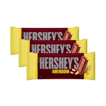 Kit 3 Chocolate Hershey's Amendoim 75g