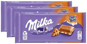 kit 3 Chocolate Milka Chips Ahoy 100g