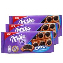 Kit 3 chocolate milka oreo sandwich 92g