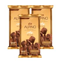 Kit 3 Chocolate Nestlé Alpino ao Leite com 85g