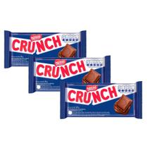 Kit 3 Chocolate Nestlé Crunch 80g
