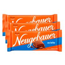Kit 3 Chocolate Neugebauer ao Leite com 80g