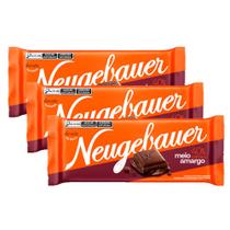 Kit 3 Chocolate Neugebauer Meio Amargo 40% 80g