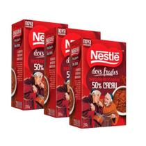 Kit 3 Chocolate Pó Solúvel Padre Nestlé 50% Cacau Sem Glúten