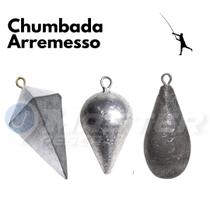 Kit 3 Chumbadas de Arremesso Pesca de Praia - Master Pesca