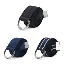 Kit 3 Cinto Masculino Correia Lona Largo Fivela Argola Sport