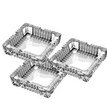 Kit 3 Cinzeiro Vidro Restaurante Hotel Bar Casa Quadrado Automotivo Resistente Resíduos Lavável Mesa Carro Kit 3 Cinzeiro Vidro Restaurante Hotel Bar Casa Quadrado Automotivo Resistente Resíduos Lavável Mesa Carro