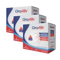 Kit 3 CircuAliv (Pinus Pinaster, Trans-resveratrol e Vitaminas) - 60 cápsulas 500mg Macrophytus