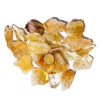 Kit 3 Citrino Bruto Pedra Natural Tamanho M 3 a 5cm Classe B